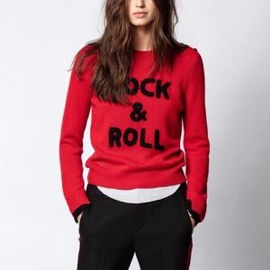 Zadig & Voltaire cashmere rock & roll sweater.